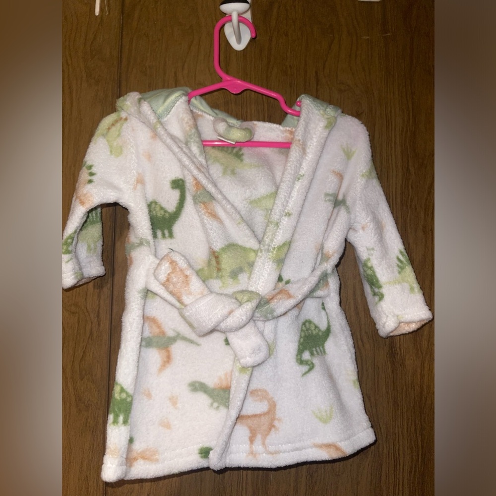 Dinosaur baby bathrobe newborn - 9months